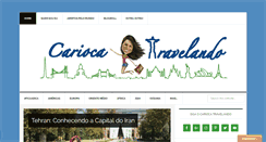 Desktop Screenshot of cariocatravelando.com